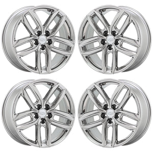 20" Cadillac XT4 PVD Chrome wheels rims Factory OEM GM set 4823