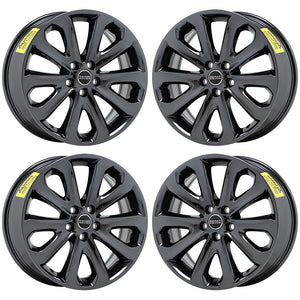 20x8.5 Range Rover HSE Black Chrome wheels rims Factory OEM 20" set 4 72245