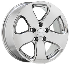 18" Jeep Grand Cherokee PVD Chrome wheels rims Factory OEM set 9106 EXCHANGE