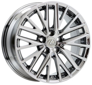 18x8.5 Lexus IS200 IS250 IS300 IS350 Turbo PVD Chrome wheel rim Factory 74289