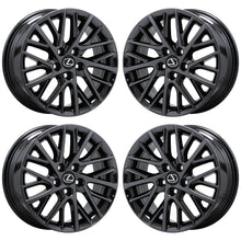 Load image into Gallery viewer, 17&quot; Lexus ES350 Black Chrome wheels rims Factory OEM set 4 74332
