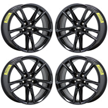 Load image into Gallery viewer, 20x8.5 Camaro 1LT 2LT Black Chrome wheels rims Factory OEM 2019 2020 set 4 5872
