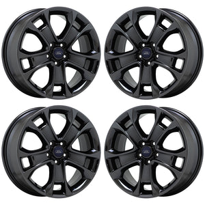 18" Ford Escape Black Chrome wheels rims Factory OEM set 3946