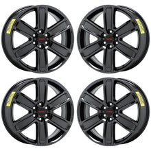 Load image into Gallery viewer, 20&quot; GMC Acadia Denali Black Chrome wheels rims 2017-2020 set 5794 4800 EXCHANGE
