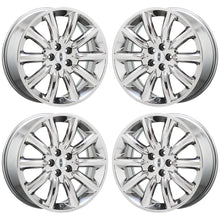 Load image into Gallery viewer, 20&quot; Lincoln MKT MKX PVD Chrome wheels rims Factory OEM set 3825 EXCHANGE
