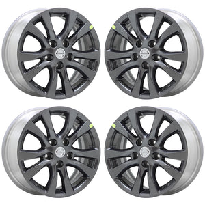 18" Nissan Altima Charcoal Grey factory finish wheels rims Factory set 4 62718