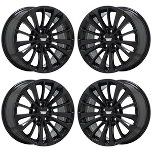 18" Cadillac CT6 Black wheels rims Factory OEM set 4761 EXCHANGE