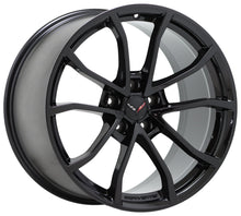 Load image into Gallery viewer, 19x10&quot; 20x12&quot; Corvette C7 GS Black wheels rims Factory OEM 5542 5543
