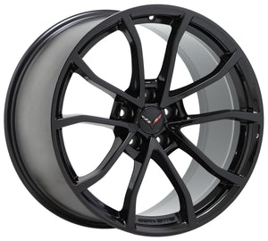 19x10" 20x12" Corvette C7 GS Black wheels rims Factory OEM 5542 5543