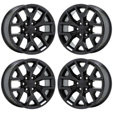 Load image into Gallery viewer, 20&quot; GMC Sierra Yukon 1500 Truck Black wheels rims OEM set 5658 EXCHANGE
