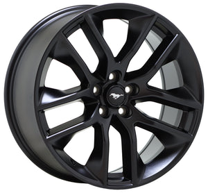 20" Ford Mustang Satin Black wheels rims Factory OEM set 10039