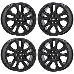 20" Chevrolet Traverse Black wheels rims Factory OEM set 5848 EXCHANGE