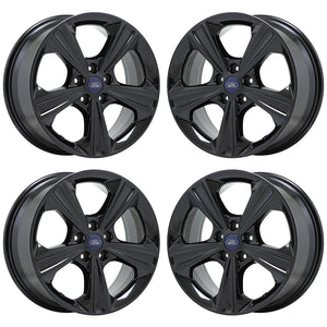 17" Ford Escape Black wheels rims Factory OEM set  3943 EXCHANGE