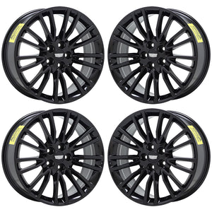 20" Cadillac CT6 Black wheels rims Factory OEM set 4765 EXCHANGE