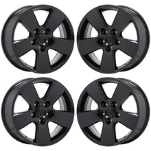 Load image into Gallery viewer, 20&quot; Dodge Ram 1500 Truck Gloss Black wheels rims Factory OEM set 2363 EXCHANGE
