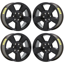 Load image into Gallery viewer, 20&quot; Chevrolet Silverado GMC Sierra 1500 Black wheels Factory OEM 5652 EXCHANGE
