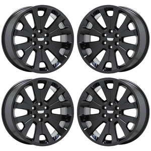 22" Chevy Silverado 1500 Truck black wheels rims Factory OEM GM CK161 set 5663