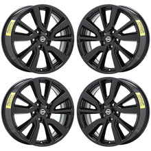 Load image into Gallery viewer, 19&quot; Nissan Rogue Sport Gloss Black wheels rims Factory OEM set 62748 EXCHANGE
