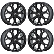 Load image into Gallery viewer, 21x9.5 BMW X5 X7 Gloss Black wheels rims Factory OEM set 4 86533 EXCHANGE
