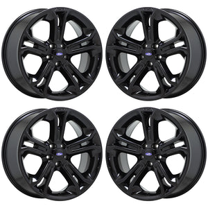 20" Ford Explorer Sport Gloss Black wheels rims Factory OEM set 4 3949