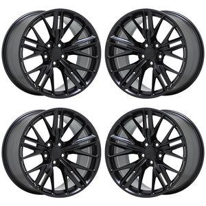 20" Chevrolet Camaro ZL1 Satin Black wheels rims OEM GM set 5773 5774 EXCHANGE