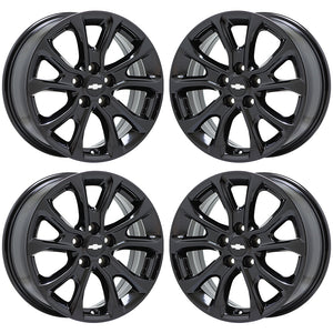 17" Chevrolet Equinox Black wheels rims Factory OEM set 5829 EXCHANGE