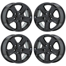 Load image into Gallery viewer, 17&quot; Jeep Wrangler Black wheels rims Factory OEM set 9216 EXCHANGE
