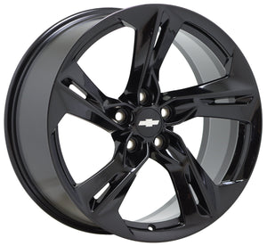 20x8.5" 20x9.5" Chevrolet Camaro RS Black wheels rims Factory OEM set 5874 5878