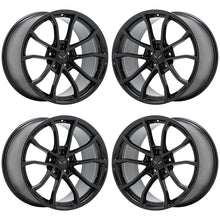 Load image into Gallery viewer, 19x10&quot; 20x12&quot; Corvette C7 GS Black wheels rims Factory OEM 5542 5543
