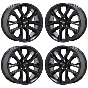 20" Ford Mustang Satin Black wheels rims Factory OEM set 10039