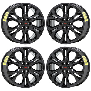 20" GMC Acadia Black wheels rims Factory GM set 5851 EXCHANGE