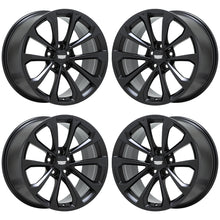 Load image into Gallery viewer, 18&quot; Cadillac ATS-V Coupe Satin Black wheels rims OEM set 4766 4768 EXCHANGE
