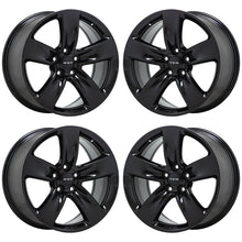 Load image into Gallery viewer, 20&quot; Jeep Grand Cherokee Durango SRT Gloss Black wheels rims Factory OEM set 9139
