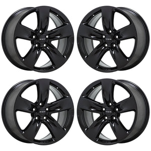 20x10 Jeep Grand Cherokee Durango SRT black wheels rims Factory OEM set 4 9139