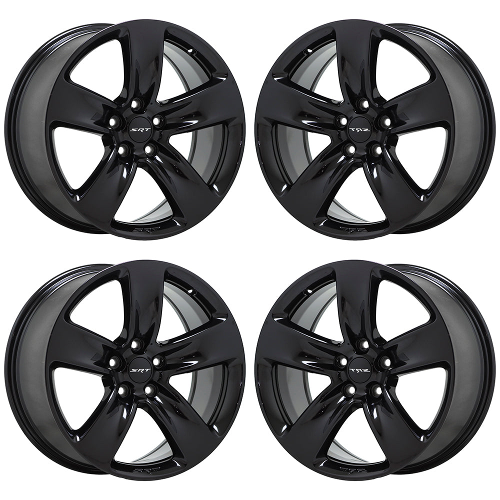 20x10 Jeep Grand Cherokee Durango SRT black wheels rims Factory OEM set 4 9139