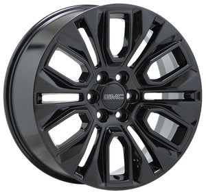 20" Chevrolet Silverado 2500 3500 Black wheels rims Factory OEM 5946