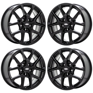 17" Chevrolet Equinox GMC Terrain Gloss Black Wheels Factory OEM Set 2022 14061