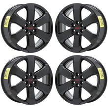 Load image into Gallery viewer, 20&quot; GMC Acadia Black wheels rims Factory OEM set 5845 EXCHANGE
