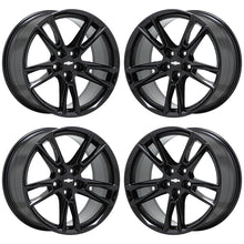 Load image into Gallery viewer, 20x8.5 Camaro RS LT Black wheels rims Factory OEM 2019 2020 set 4 5872
