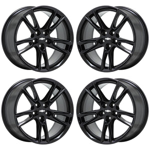 20x8.5 Camaro RS LT Black wheels rims Factory OEM 2019 2020 set 4 5872