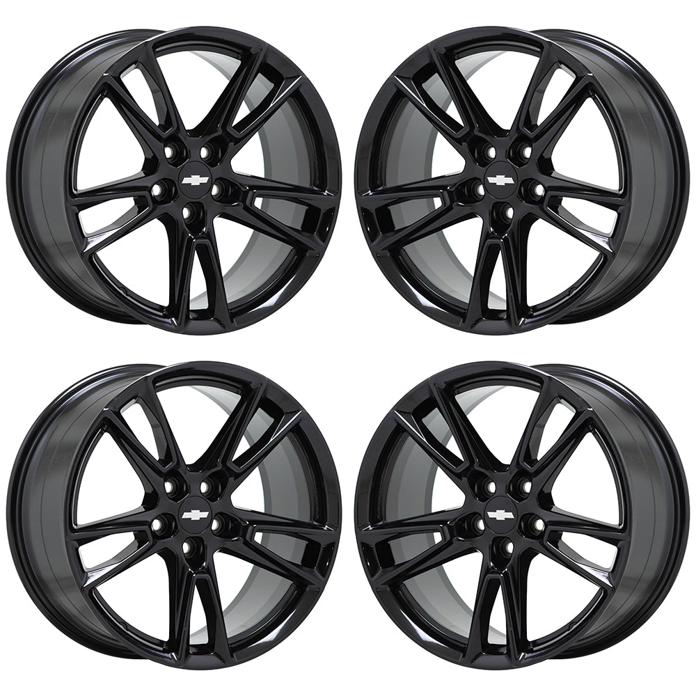 20x8.5 Camaro RS LT Black wheels rims Factory OEM 2019 2020 set 4 5872