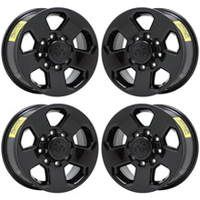 Load image into Gallery viewer, 17&quot; Dodge Ram 2500-3500 Truck Black wheels rims Factory OEM set 2498
