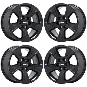 17" Chevrolet Colorado GMC Canyon Black wheels rim Factory OEM set 5671 EXCHANGE