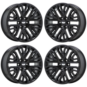 22" Chevrolet Silverado Tahoe Black wheels Factory OEM 5906 EXCHANGE