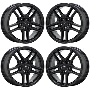 18" Ford Mustang Black wheels rims Factory OEM set 10157