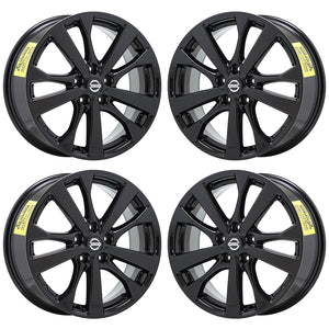 18" Nissan Altima Black wheels rims Factory OEMGE set 4 62720 EXCHANGE