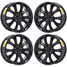 Load image into Gallery viewer, 20&quot; Jeep Grand Cherokee Black wheels rims Factory OEM set 4 2496 EXCHANGE
