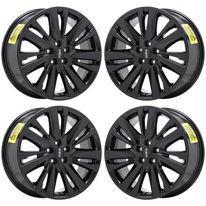 19" Lincoln MKZ Black wheels rims Factory OEM set 10129 EXCHANGE