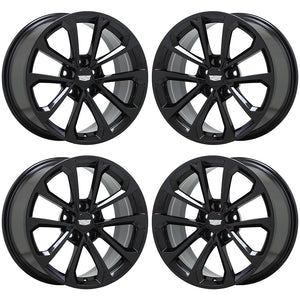 18" Cadillac ATS-V Coupe Black wheels rims Factory OEM set 4766 4768 EXCHANGE