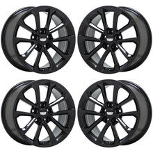 Load image into Gallery viewer, 18x9&quot; 18x9.5&quot; Cadillac ATS-V Sedan Black wheels rims Factory OEM set 4766 4770
